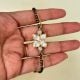 Handmade Brass Metal Jewellery Black Bead Bracelet